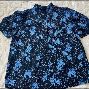 🌪 WWW floral puff sleeve